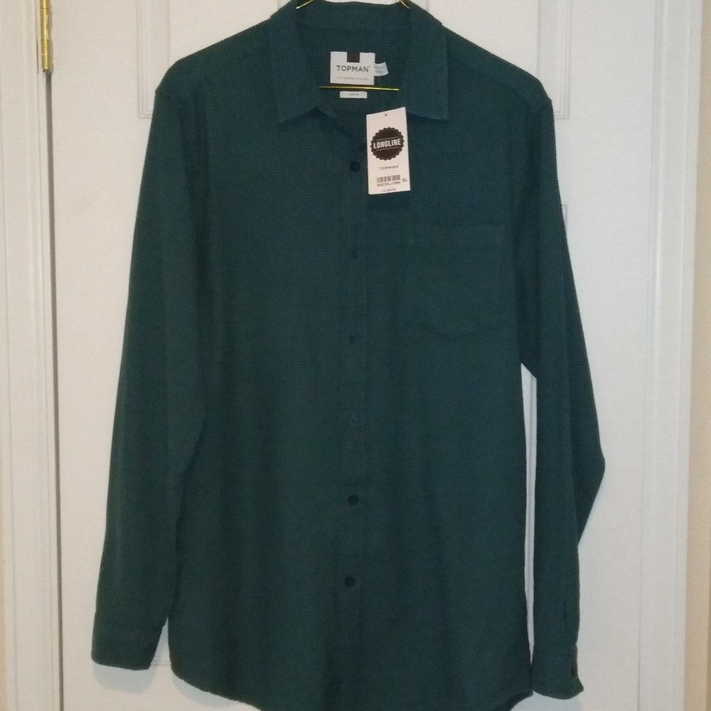 TOPMAN LONGLINE SHIRT